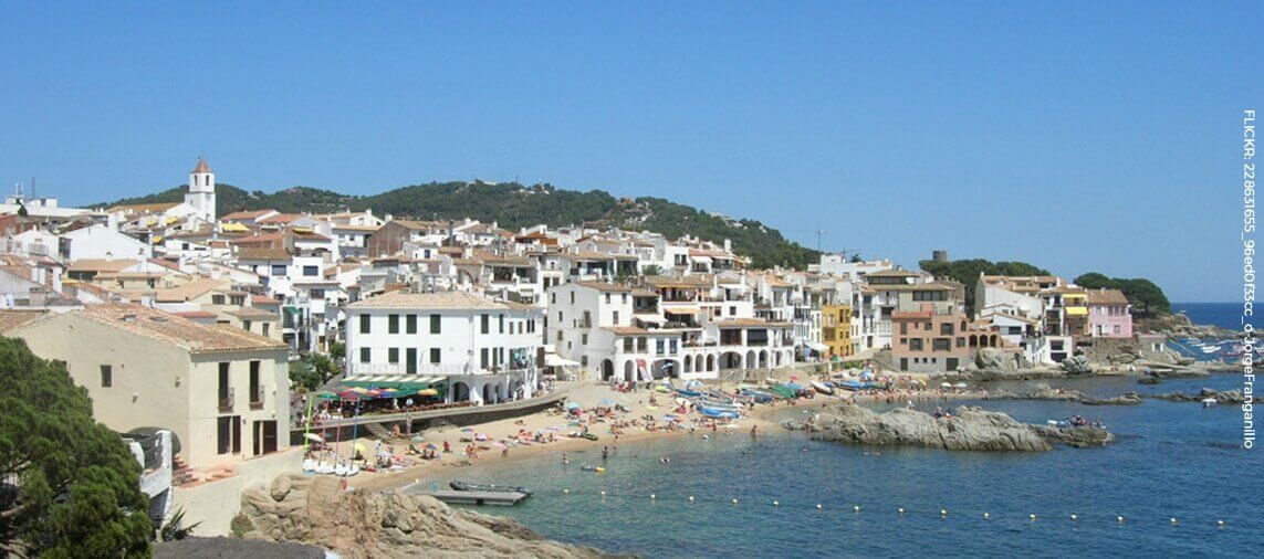 Calella de Palafrugell in La Costa Brava